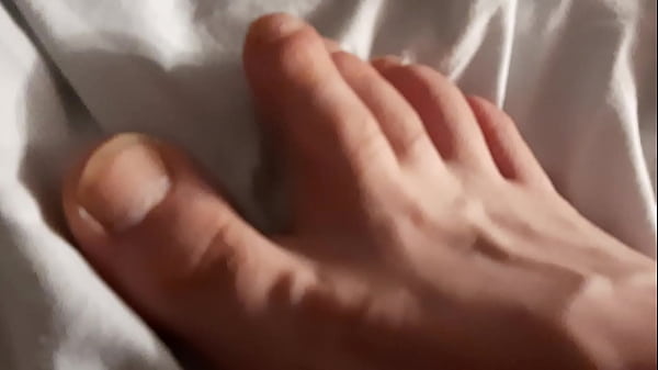 Young Gay man play with his Big Fetish Feet