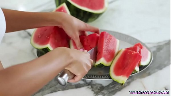 Play MP4 - Cute Asian teen Honey Moon loves taking a giant juicy cock in her tight cunt to the summer heat&period;