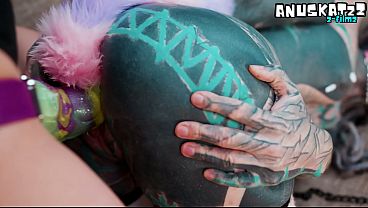 Nonton Dominatrix Owns Tattooed Cosplayer In Hot Catplay &ndash; Butt Plug Tail & Total Submission thumbnail