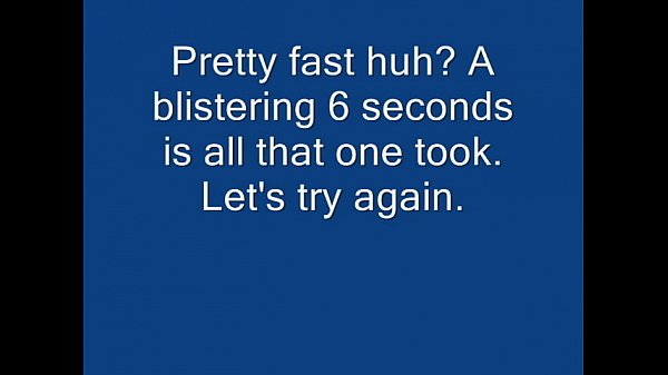 Play MP4 - Cum Fast Training Session