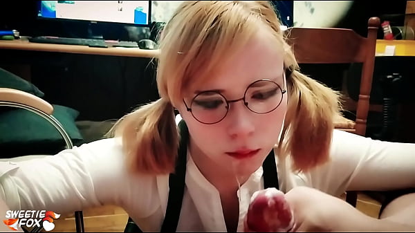 Play MP4 - Honey Teenager Deep Sucking Big Cock - Cum in Mouth