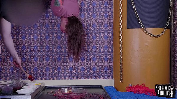 Kinky human smoothie machine gets rough facefucking