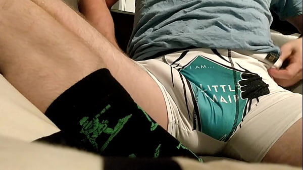Big Cock in Underwear with Cumshot 