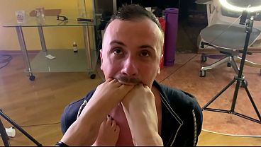 Two Young Dominant Girls - Double Foot Domination - Toe Sucking And Feet Licking Female Domination thumbnail