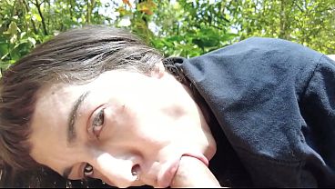 free Hot Tat girl sucking and_fucking_in the outdoors_great anal