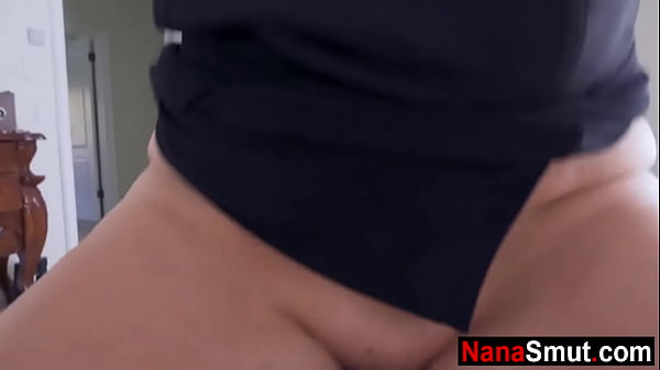 Mature step granny bangs step_grandson