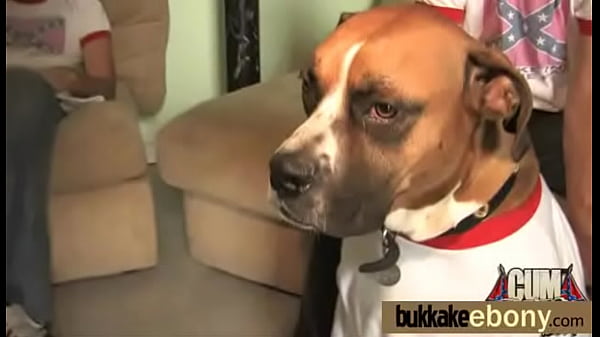 Ebony cutie gets a bunch of hard white cocks 26 