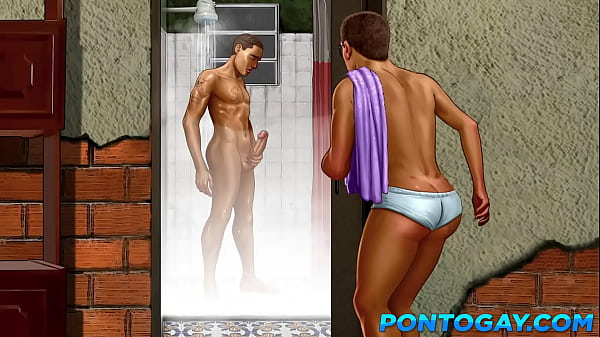 Novinho foi pego olhando o macho no banho e levou rola 