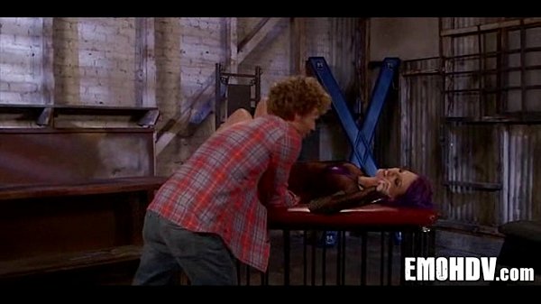 Emo babe with_tats gets some dick 305