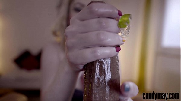 Candy_May - Huge BBC stroked with candies