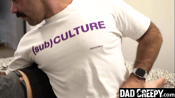 Stepdad Wants His Stepson to Suck His Meaty Cock 