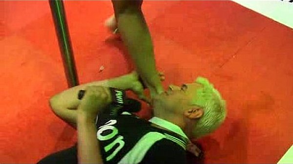 Carol Gold and Mili Jay Pole Dancing 