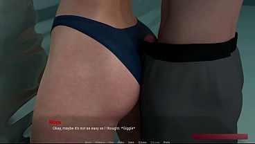 Away From Home 1 Nora Catches Liam and Sophia Secret Scene Visual Novel Gameplay 