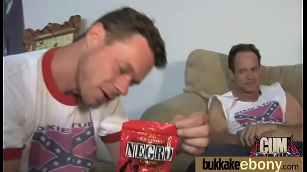 Interracial gangbang with white dicks 14 