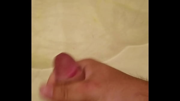 Latino Masturbation on restroom sink 