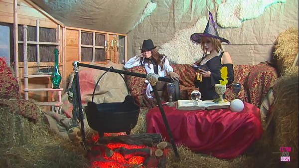 Nonton The Two Very Attractive Witches Called Upon A Gorgeous Man And Engaged In A Really Satisfying Sexual Encounter With Him thumbnail