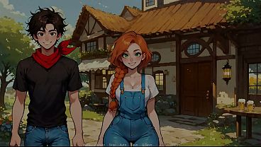 Farmer kink taboo hentai game ep 13 french kiss my best friend before showing my erect cock to the step sisters