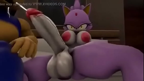 Sonic sucking blaze&rsquo_s cock