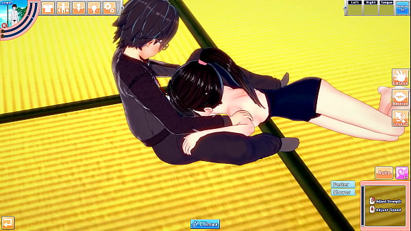 Not able to hold herself back anymore mio sakamoto rides guy's cock 