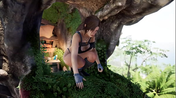 Play MP4 - The statue awakened and began to fuck Lara in all her holes&period; The ritual of sperm&period; Hentai Game 3D