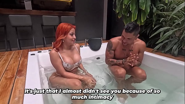 Muscular guy meets a redheaded stranger at the hotel and can't resist the urge to fuck her 