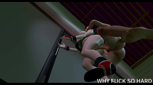 3d cosplay super model cheating with her master 