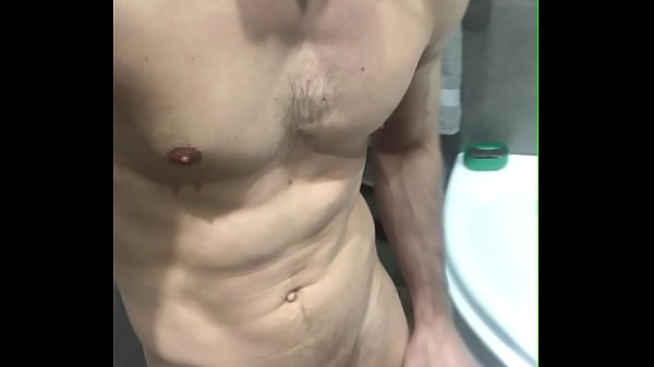 Play MP4 - Jerking off a BIG dick in the bathroom&excl; Finished with moans&excl; Lots of CUM&excl; Muscular straight guy&excl;