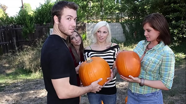Bangbros - Hot Pornstars Raising Hell In A Pumpkin Patch thumbnail