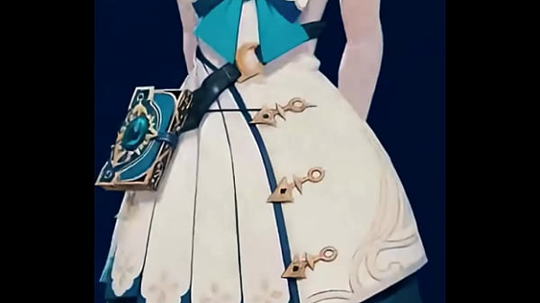 Barbara from genshin impact sways with a playful smile her healing aura glowing brighter than ever but behind the idol&rsquo;s tender look&hellip; could there be a secret waiting for you link in bio