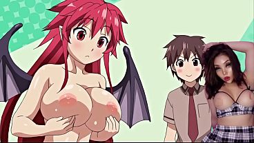 VAMPIRA TETONA SE LA COJEN ENTRE TRES - Itadaki! Seieki HENTAI - Ep 1