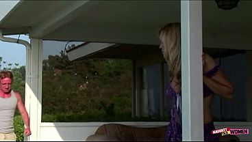 Nonton When Feeling Racy The Milf Calls Over The Pool Man To Ride And Swallow Jizz thumbnail