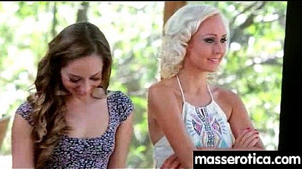 Sensual oil massage turns to hot lesbian action 8 