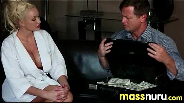slippery nuru massage for lucky dude 17