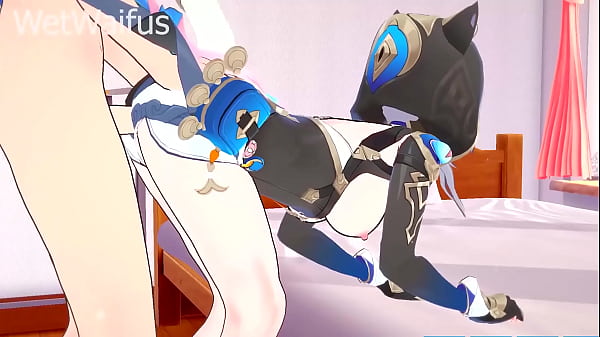 Cipher Steals Hot Cum and puts it in her Pussy Bank - Honkai Star Rail sex 