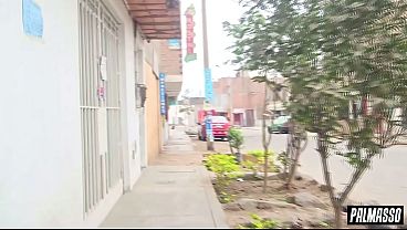 Babe asks me to take off the condom to suck my cock; she finally receives the cumshot in her mouth. 