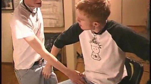 Gay clip of Jake and Sterling take turns blowing on weenie and 