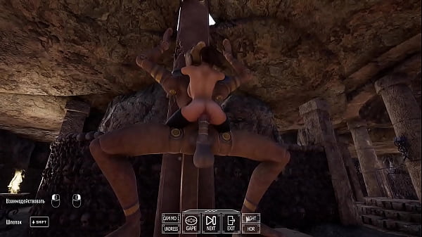 Nonton A Mysterious Statue In A Cave Turned Lara Around And Made A New Cave Out Of Her Butt. 3d Hentai Animation Game thumbnail