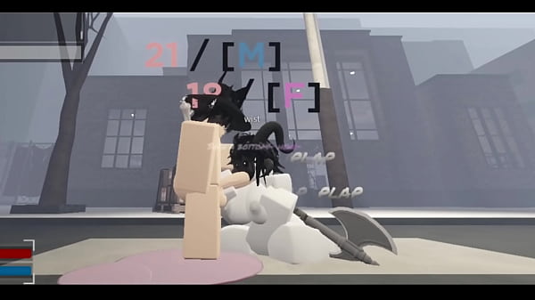 Forcing roblox slut to swallow my dick 