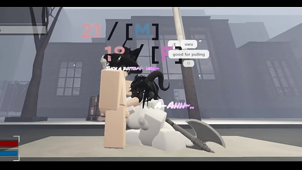 Forcing roblox slut to swallow my dick