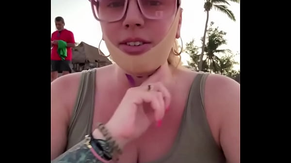 Surgery was a success now enjoying the beach before hurrican beryl makes its way to playa del carmen #beachday