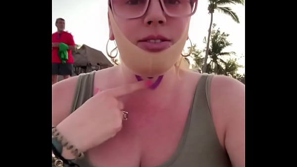 Surgery was a success now enjoying the beach before hurrican beryl makes its way to playa del carmen #beachday 