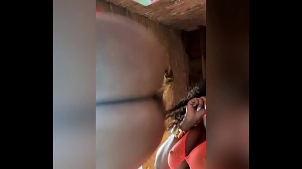 Slobbering on a huge thick dildo 