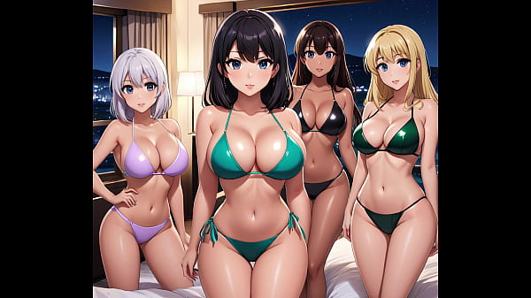 Hundreds of Sexy Anime_Girls onParadise Island