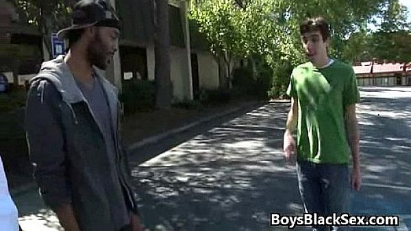 Blacks On Boys - Skinny White Gay Boy Fucked By BBC 08 