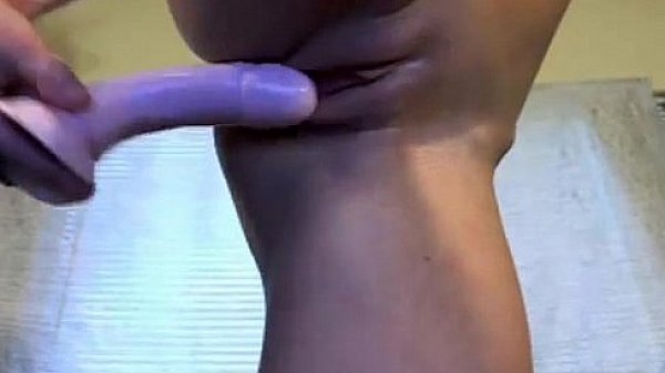 Hot cam girl with a dildo 