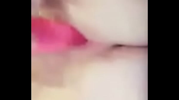 Wife playing with her pink pussy