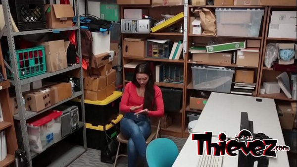 Gorgeous teen brunette banged in_doggy style just right