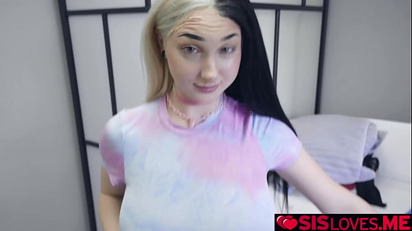 Stepsister letting_her stepbrother touch her big_bouncy breasts