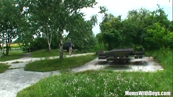 Two On One Public Fucking With_Old Blonde Eva