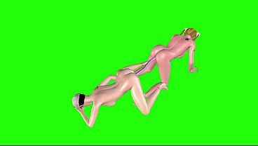 Beautiful Shemale & Gorgeous Woman Double Dildo Anal Fuck 3d Cartoon Hentai thumbnail